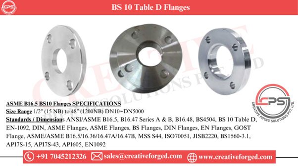 BS 10 Flange