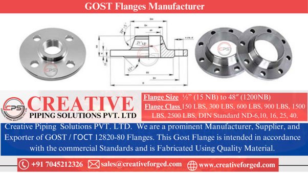 GOST standard Flanges 12820 12821 33259