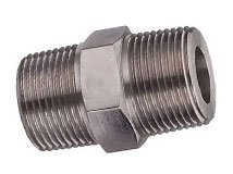 Titanium Grade 2 Threaded Nipple